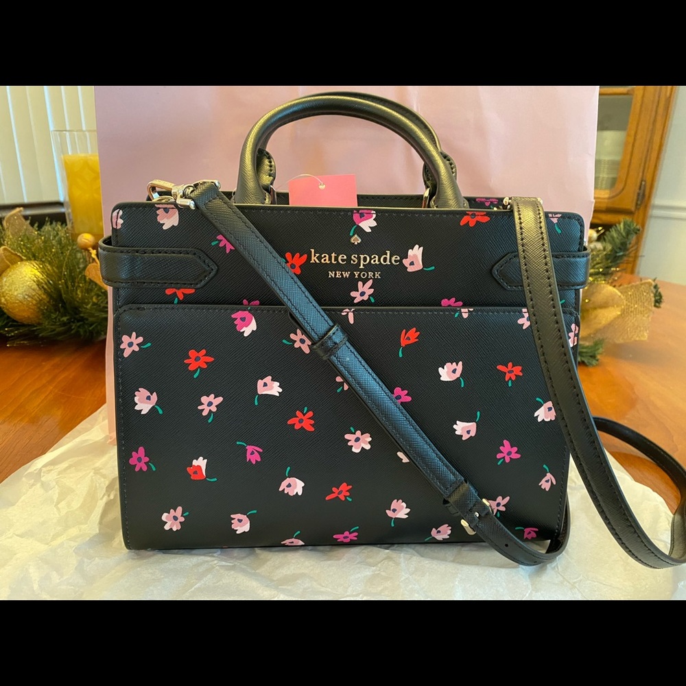 Kate Spade Medium Satchel Stacy Ditsy Buds